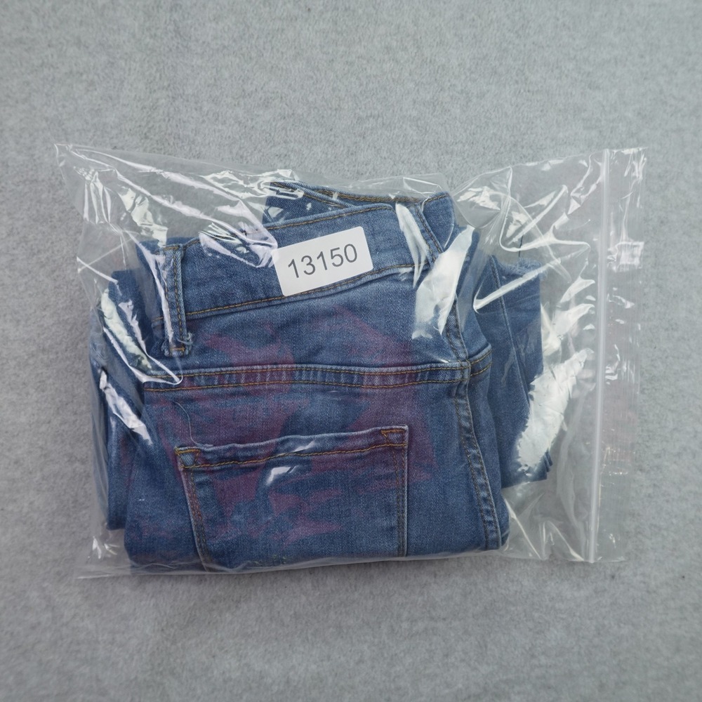 Vibrant MIU Jeans Womens 7 W27 Blue Distressed Flare High‎ Rise Bell Bottom - Picture 13 of 13